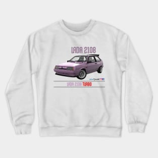 Lada 2108 Turbo Pink Crewneck Sweatshirt